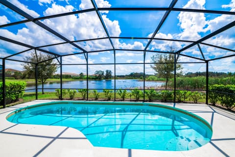 Amazing view from our pool 