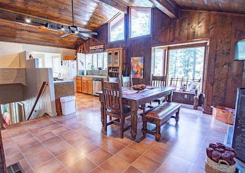 Upstairs Dining and Kitchen