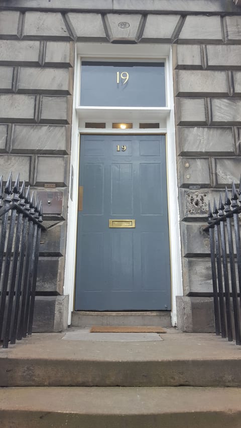 secure door to apartment on Queen St