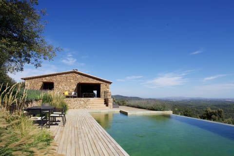 Pool and outside dining area