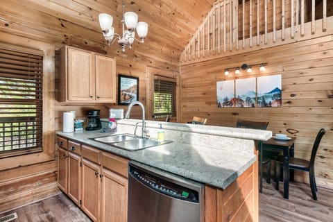 Kitchen bar and dining area