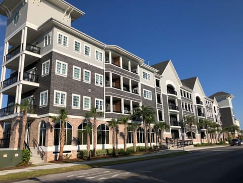 View of a resort property showing the detailed architecture and welcoming entryways.