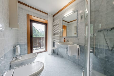 Comfort Double or Twin Room, Balcony, Mountain View | Bathroom | Hair dryer, bidet, towels, soap