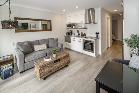 Completely remodeled living room and kitchen!