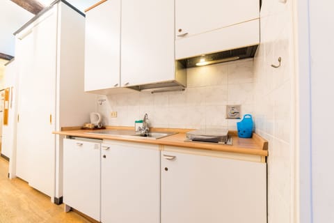 Panoramic Studio Suite, Air conditioning, Sea View | Private kitchen | Electric kettle