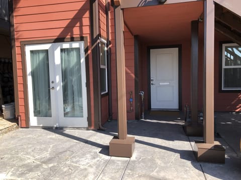 Exterior... unit is downstairs on a duplex.