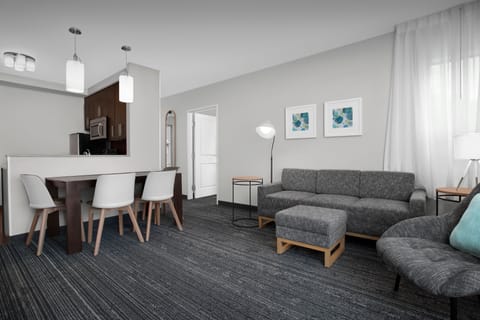 37-inch flat-screen TV with cable channels, TV