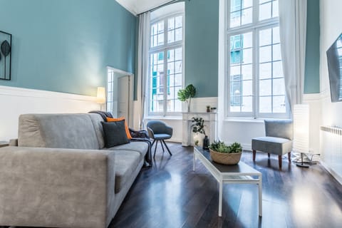 Apartment, 2 Bedrooms | Living area | LCD TV