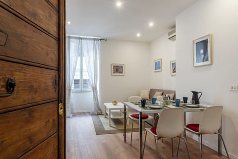 Apartment, 1 Bedroom | Living area | 32-inch LCD TV with digital channels, TV