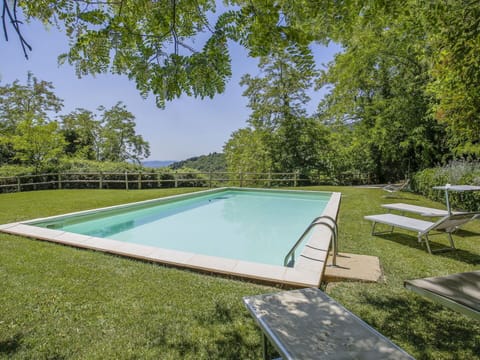Water, Swimming Pool, Rectangle, Shade, Plant, Sky, Grass, Tree, Outdoor Furniture, Leisure