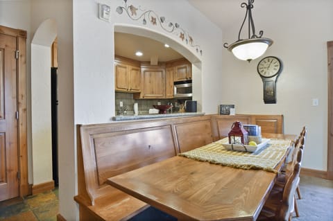 Extra large dinning table great for large dinners and playing games with family and/or friends