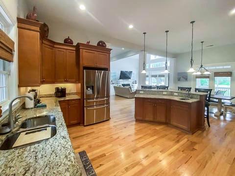 View of open area of kitchen & great room