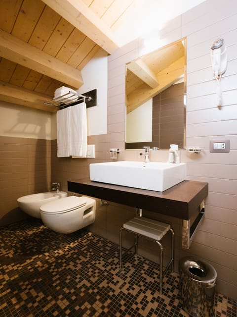 Superior Double Room | Bathroom | Shower, free toiletries, hair dryer, towels