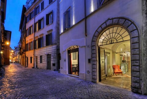 Front of property - evening/night