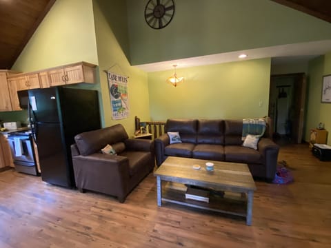 Upper level living room.