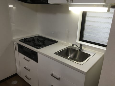 Shared fridge, microwave