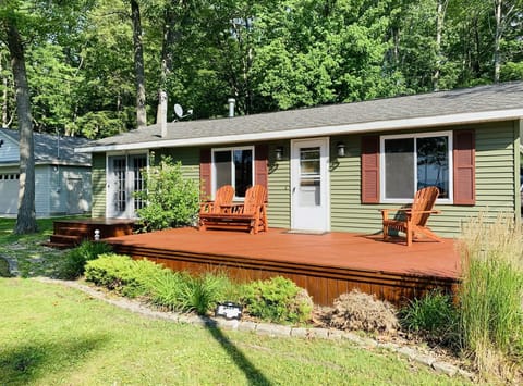 Large deck for sunsets and a beverage