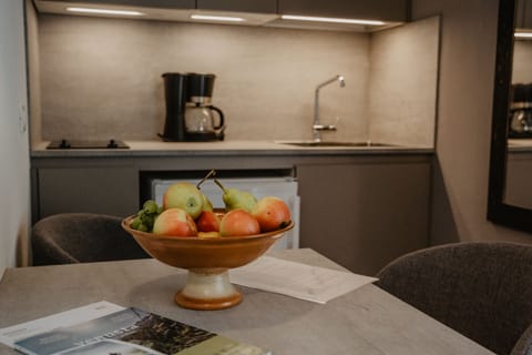 Panoramic Studio, Kitchenette, Mountain View | Private kitchen | Shared fridge