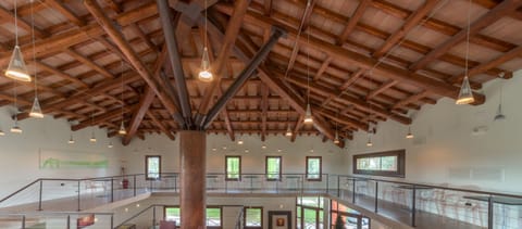 Flat-screen TV, heated floors