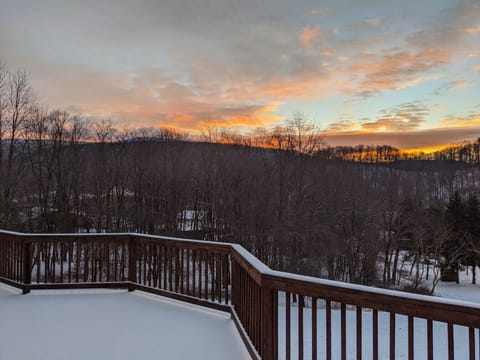 Enjoy sweeping views and breathtaking colors on your spacious deck.