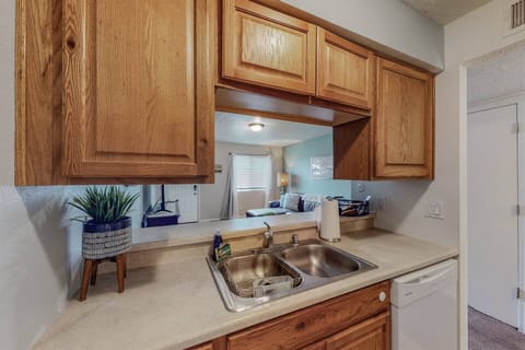 Kitchen also connects with the living room and breakfast nook