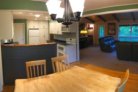 Dining - living and kitchen in background
