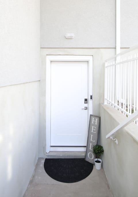 Basement apartment entrance 
