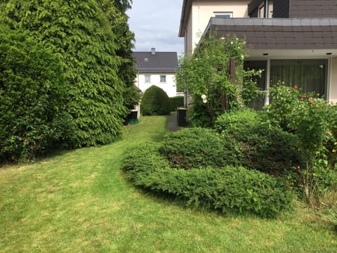 view of terrace from the garden