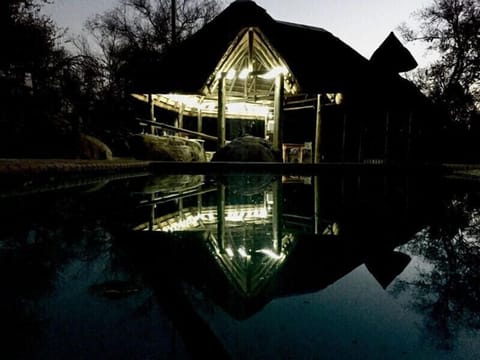 Front of property - evening/night