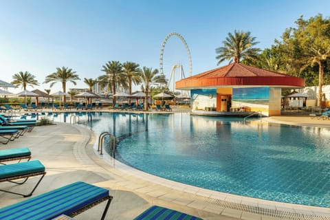 Outdoor pool, open 8:00 AM to 7:00 PM, pool umbrellas, sun loungers