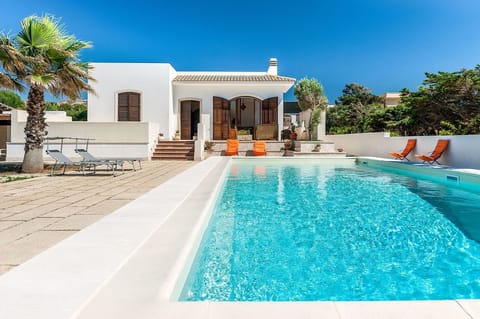 pool with sea view