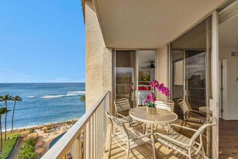Wonderful ocean view from lanai of 
10th  floor Royal Kahana 1020