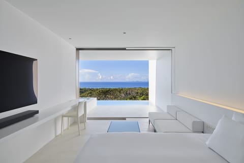 Deluxe Room, 1 King Bed, Private Pool, Ocean View | Interior