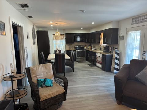 BIG open area family time during cooking