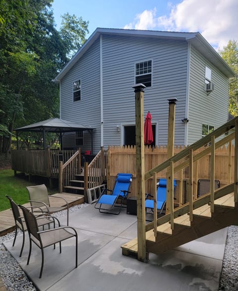 Back view of the house from the patio