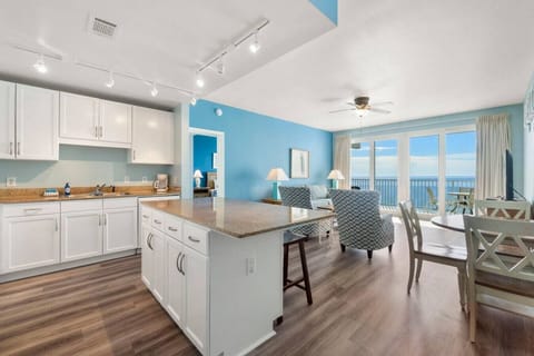 Kitchen and Living Areas with Ocean Views