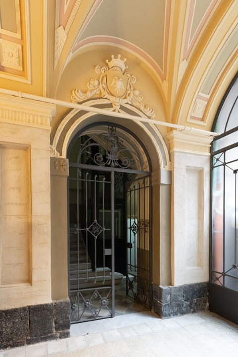 Interior entrance