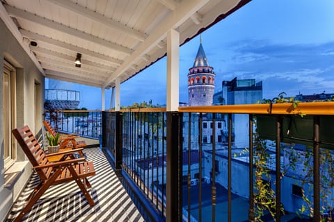 Panoramic Room, 2 Bedrooms, Terrace, Sea View | Balcony view