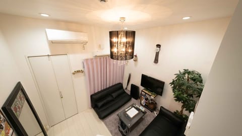Designer's Apartment - Pet Friendly (Additional Fee) | Living area | Flat-screen TV, fireplace