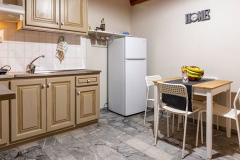 Apartment | Private kitchen | Fridge, stovetop, coffee/tea maker, electric kettle