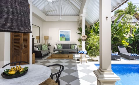 Exclusive Villa, 2 Bedrooms | Living area | Flat-screen TV