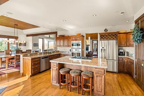 Your fully-equipped main floor kitchen