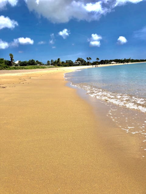 It's an endless beach on 6.5 acres of land.