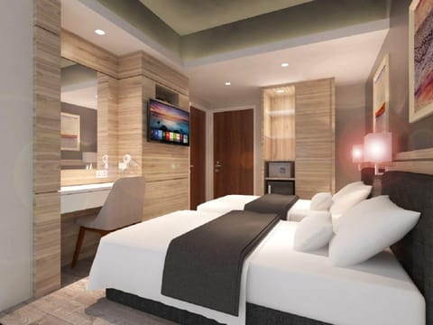 Deluxe Room, 2 Twin Beds | Down comforters, minibar, in-room safe, individually decorated