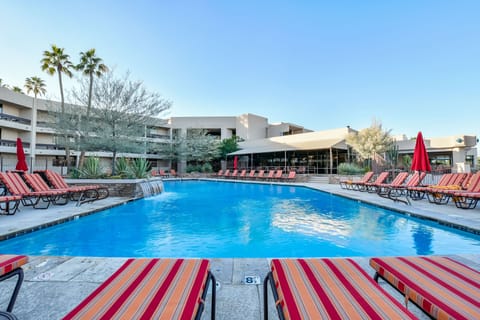 Enjoy full access to the Resort Restaurant, Bar, & Heated Pool