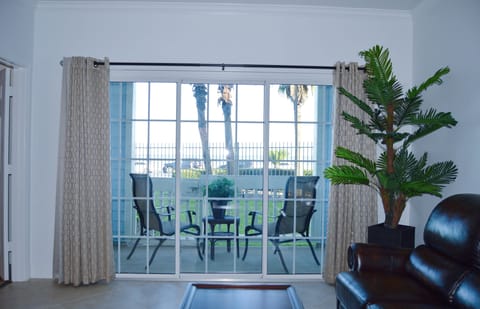 Patio view from the living room 