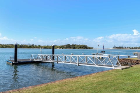 Take in stunning views of the Maroochy River, and the rolling waves of Maroochydore Beach in the background.