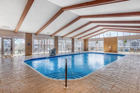 Indoor pool, seasonal outdoor pool