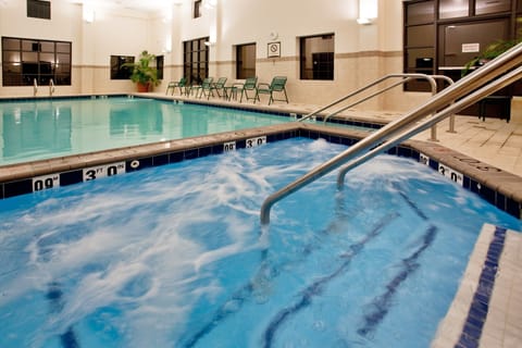 Relax in the hot tub after a long day.