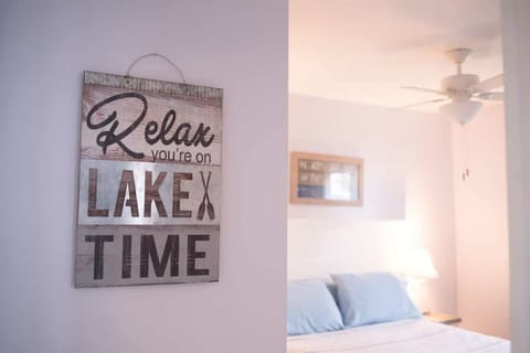 Queen Bedroom- It’s always lake time—relax, breathe, and soak up the Finger Lakes vibe.
